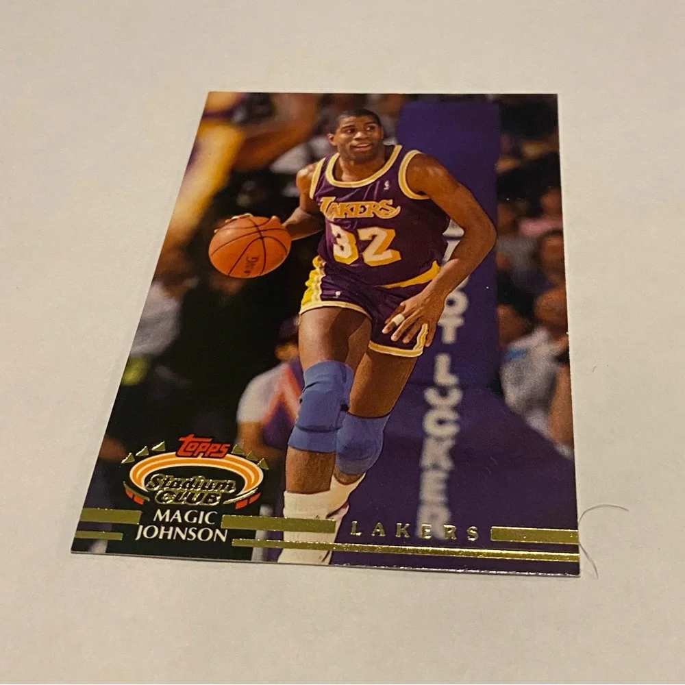 Magic Johnson 1992 Topps Stadium Club Basketball Card Vintage